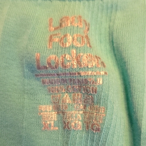 Lady Footlocker Aqua Micro-ribbed Sleeveless Tank Top, XL - Picture 7 of 7